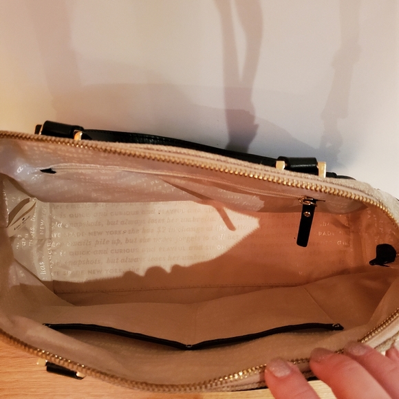 Kate Spade handbag beige and black - Picture 4 of 4